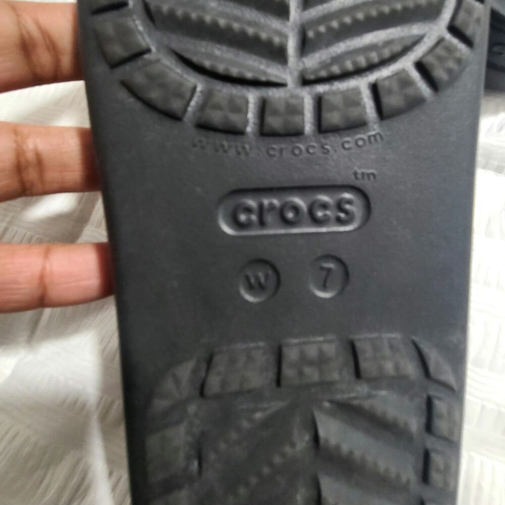 Crocs Women's Sloane Glitter Flip Sandal W7 - Picture 6 of 6